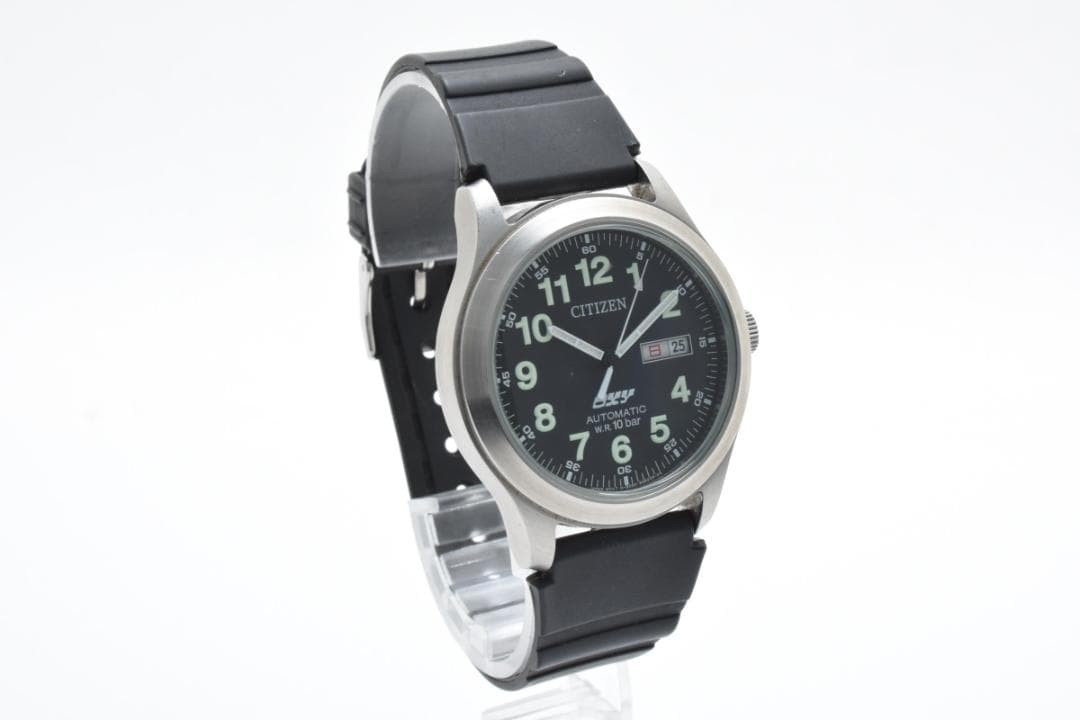 Citizen Oxy Automatic Day Date Skeleton Military … - image 3