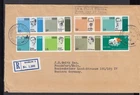 Ireland 1966 Rising 50th anniversary set FDC registered to Germany