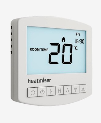 Heatmiser Slimline Serie V4 kabelgebunden programmierbarer Thermostat weiß HC24060005 NEU
