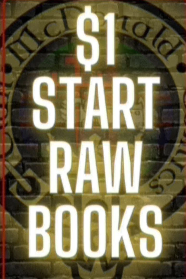 $1 START RAW BOOKS