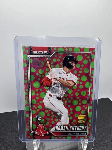 Roman Anthony 2026 Topps Easter Tin Insert Pink/Green Dots-Gold Cup/(RC) #189