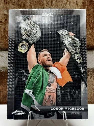 2026 Topps Chrome UFC Conor McGregor Manifesting moment