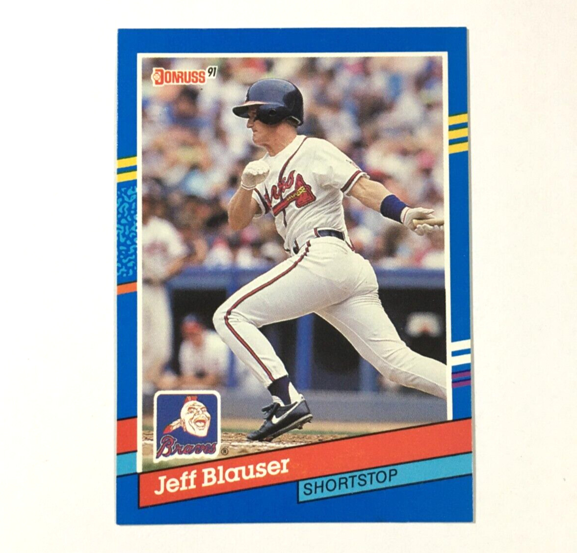 Donruss 1991 - Jeff Blauser - #229 Atlanta Braves baseball card