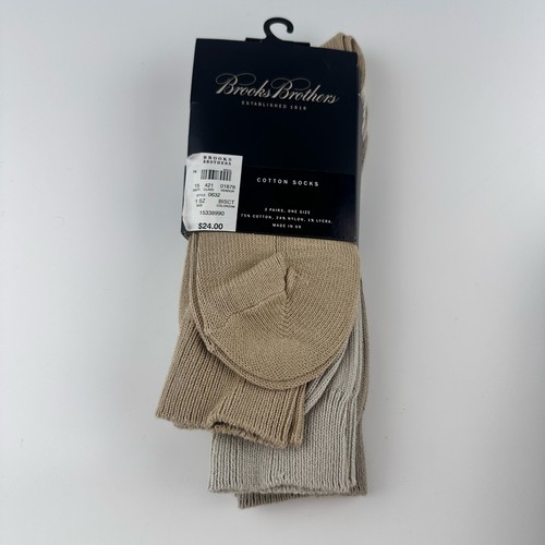 New Old Stock Brooks Brothers Vintage Socks 3 pairs One Size Made in UK - Picture 4 of 5