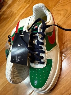 NIKE AIR FORCE 1 LOW MEXICO WORLD CUP WHITE RED PINE GREEN 309096-162 DS 7.5