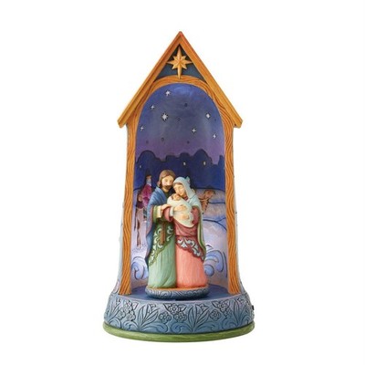Jim Shore Holy Family in Stable Lighted 6011964 Current 2023 Jim Shore Holy Fami