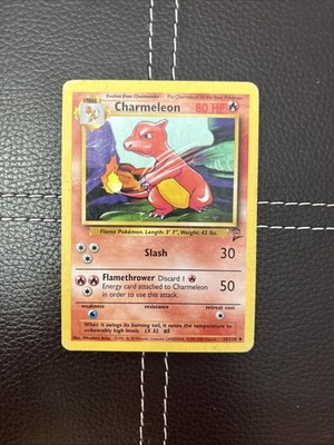 Pokemon TCG - Charmeleon - 35/130 - Base Set 2 - HP Uncommon (2000)