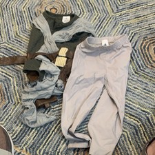 Disney Store Complete Costume Outfit Size 4 Gray/Brown with Belt