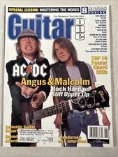 Guitar One Magazine June 2000 AC/DC Angus & Malcolm - Top 10 Power Chord Riffs