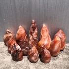 12LB Natural red Gum Flowe Flame spiral Quartz Crystal Mineral specimen healing — photo 3