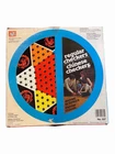Vintage Ohio Art Chinese Checkers 2 in 1 Game Metal Dragons Tin Marbles