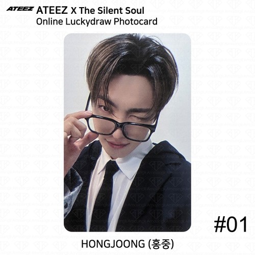 ATEEZ X The Silent Soul Online Luckydraw Photocard HONGJOONG SEONGHWA Beatroad - Picture 2 of 25