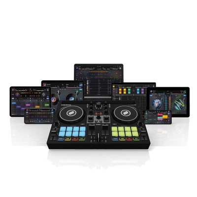 Buddy Compact 2-Kanal DJ Controller für Algoriddim DJay auf iOS, PadOS,