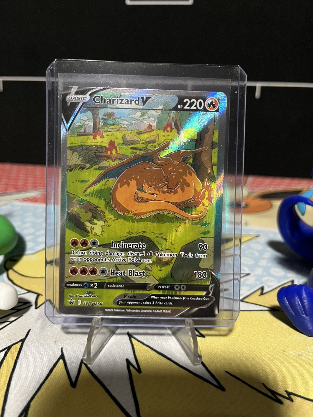 Charizard V SWSH260 Full Art Black Star Promo UPC - Pokemon TCG - Near Mint NM
