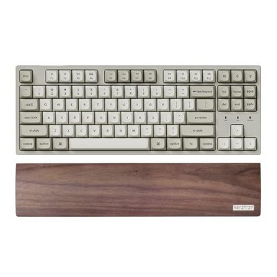 Keychron PR3 Walnut Wood Palm Rest Ergonomic Keyboard Accessory 317x80mm
