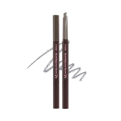 Eyebrow Pencil Microblading Long Lasting Soft Textured Gray ETUDE Drawing women