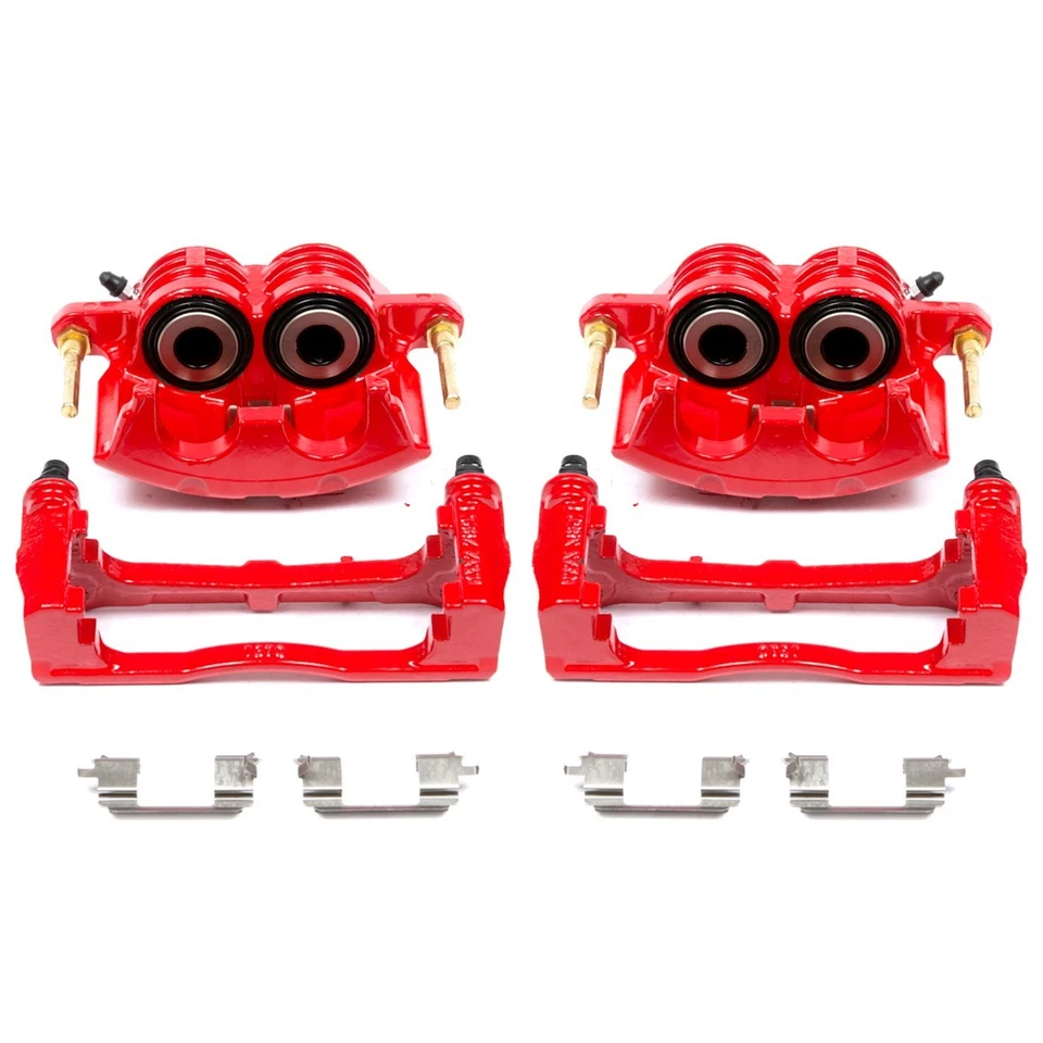 Juego de pinzas de freno delanteras S4798 Powerstop de 2 ruedas para Chevy Isuzu Ascender Buick Foto 2 de 2