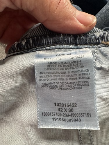 Lee Extreme Motion MVP Jeans 42 X 30 - Straight Leg Regular Fit 2Y - Picture 11 of 11