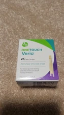 OneTouch Ultra  Glucose Blood Test Strips  25ct exp. 6-30-2026 **Free Shipping**
