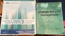 CEBS GBA/RPA 3 Strategic Benefits Management ...