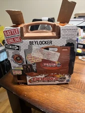 2010 Hasbro BeyBlade Metal Fury BeyLocker Storage Carrying Case ONLY Brown