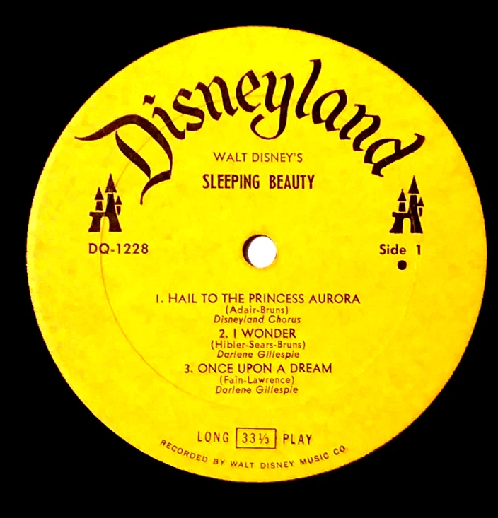 WALT DISNEY- Sleeping Beauty- Vinyl LP - 1964 Record DQ-1228 - Image 3 of 4