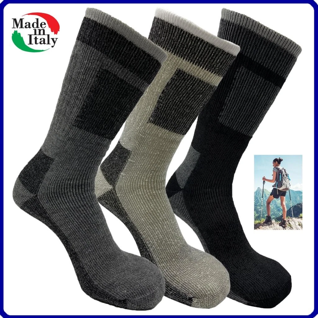 3 Paia Uomo Escursioni Calzini/Passeggio Calzini/Spesso