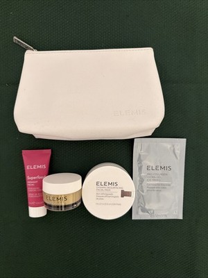 Elemis 4-piece Pro-Collagen Balm Cream Travel Gift Set with Bag New In Bag NIB