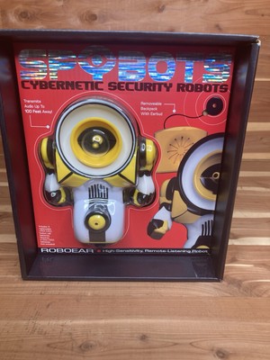 SPYBOTS Cybernetic Security Robots ROBOEAR Remote Listening Robot Child Security