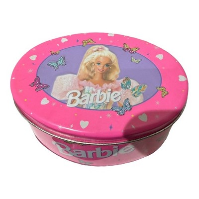 Vintage Barbie Blechdose 1995 guter gebrauchter Zustand selten Sammler Mattel