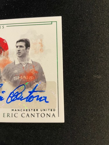 Panini 2019-20 Impeccable EPL Man United Canvas Creations Eric Cantona 1/5 RARE - Picture 4 of 9