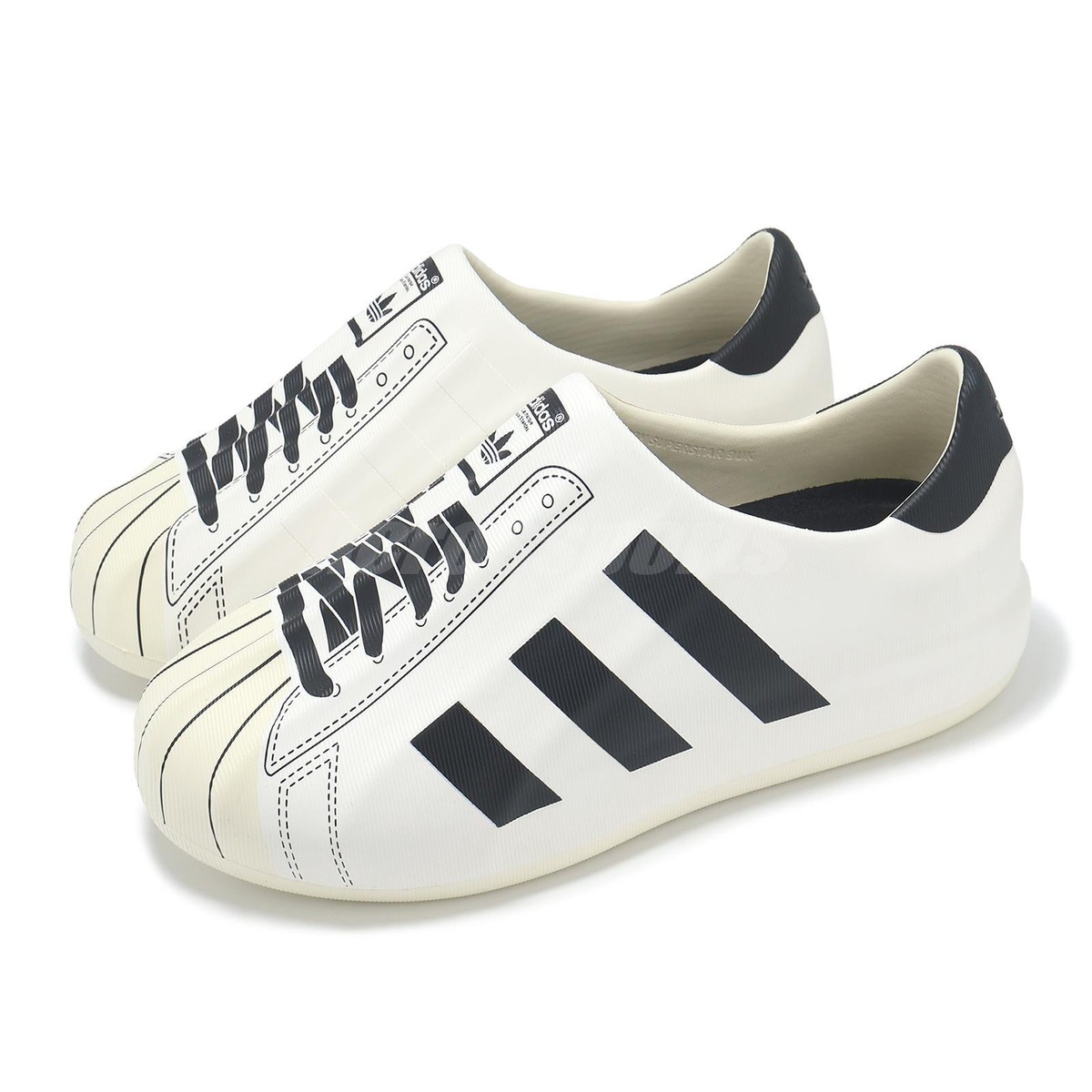 adidas Originals AdiFOM Superstar Cream White Core Black Men adidas Originals AdiFOM Superstar Cream White Core Black Men