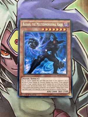 MP16-DE163 Radian, der mehrdimensionale Kaiju Rare 1. Auflage NM Yugioh