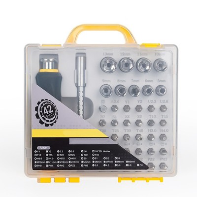 Inclusive Toolset Full Range of Sizes in a Magnetic Precision Kit of 42