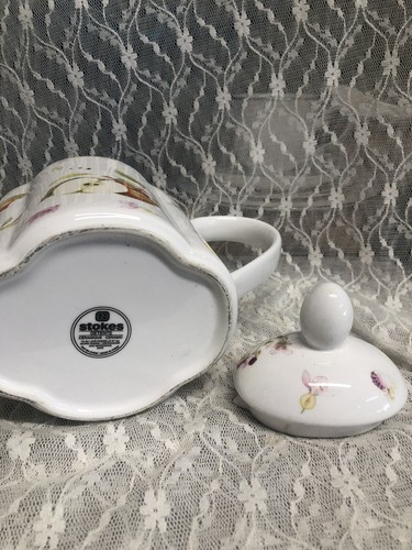 STOKES DETENTE ceramic Dishwasher Microwave Safe Teapot Fruit Apple Grapes - Picture 10 of 12