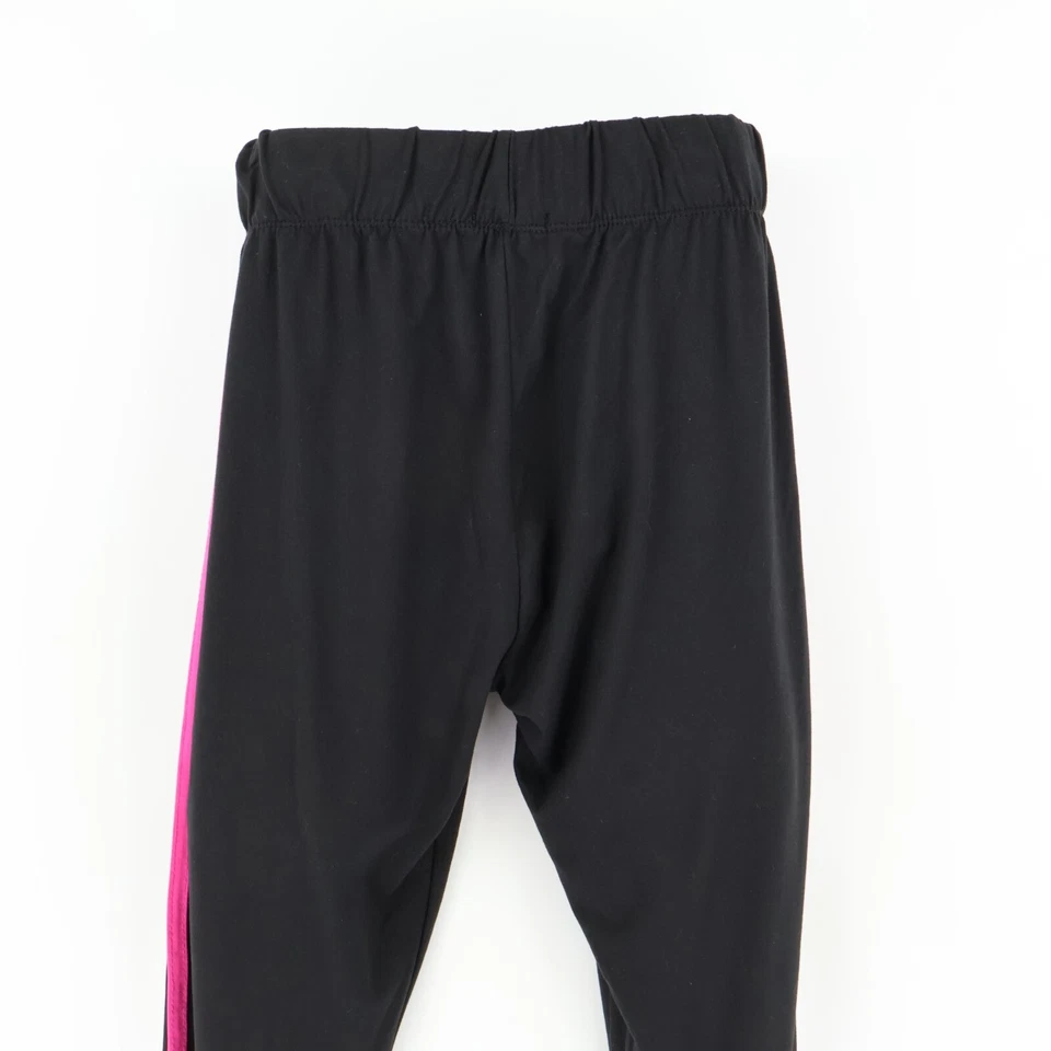 Rue 21 Leggings Mujer M Negro Rayas Laterales Cintura Elástica Elastizada Tiro Medio Suave Foto 3 de 4