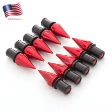 10x Motorcycle Windscreen Windshield SPIKE Bolt Kit Wind Screen Bolts Screws Red