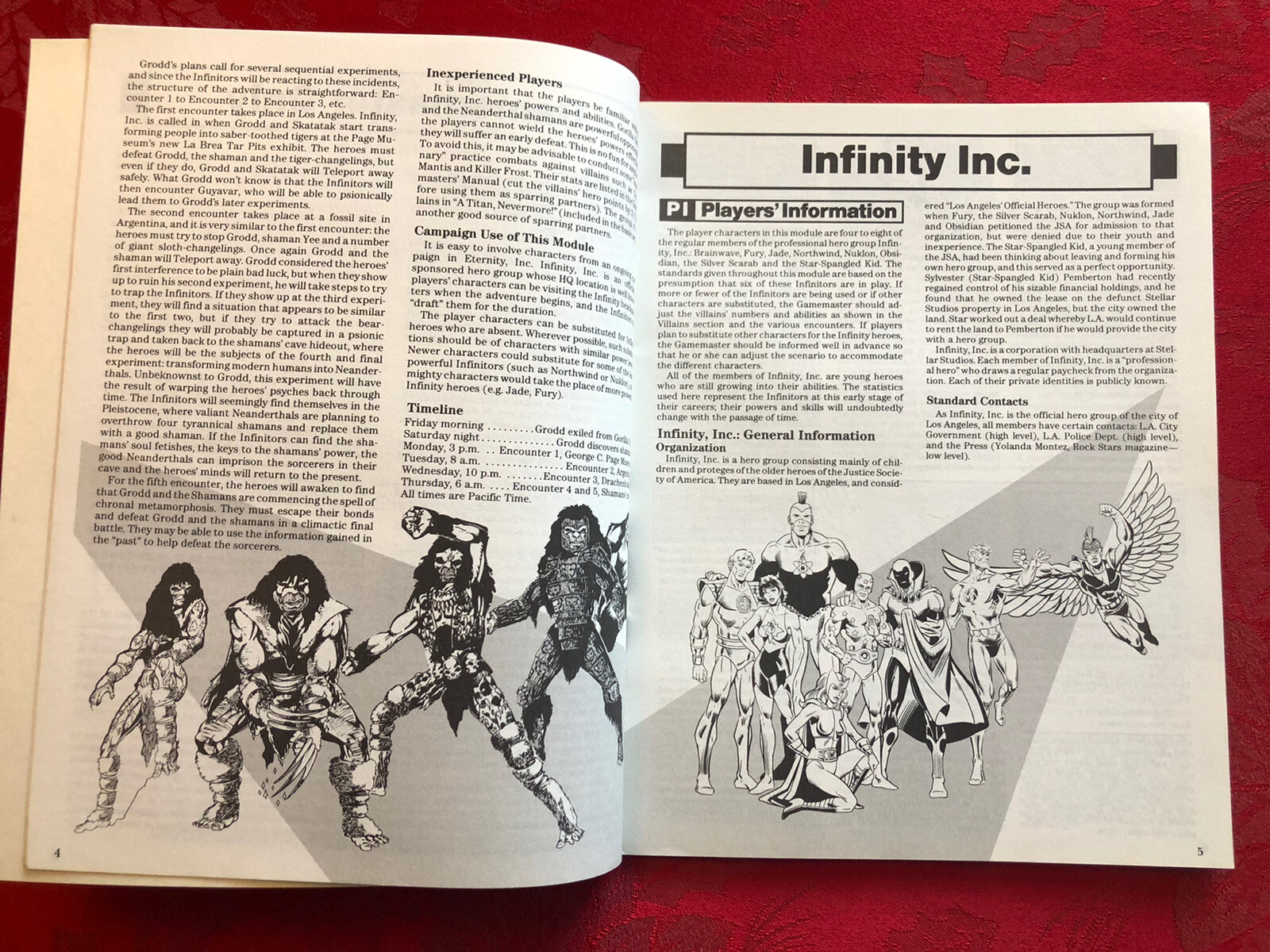 DC Heroes Role Playing Module: Eternity Inc. - Excellent Condition | eBay