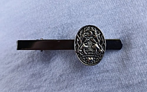 Mushroom in a moonlight forest tie clip - Picture 1 of 7