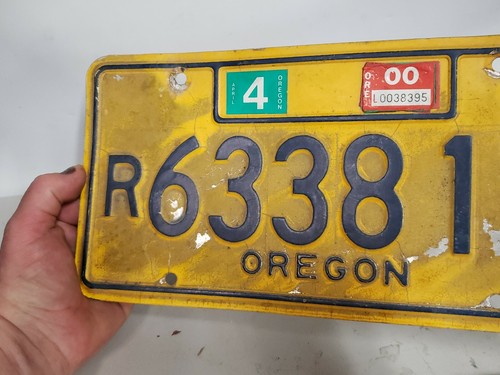 Placa de licencia de automóvil Oregon 2000 - Imagen 4 de 5