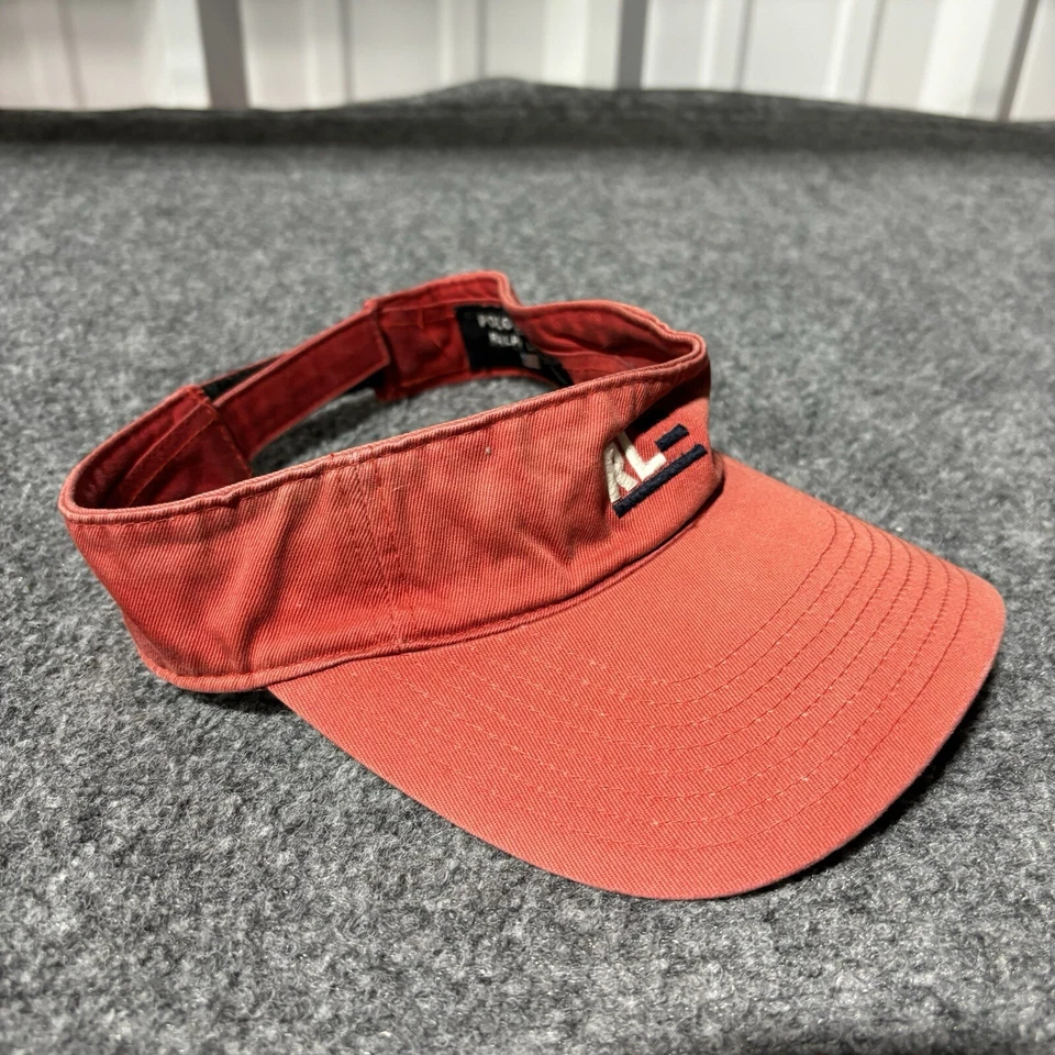 Polo Jeans Visera Sombrero Gorra Adulto Talla Única Rojo Ajustable Ralph Lauren* Foto 2 de 4