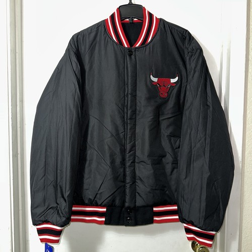 Chicago Bulls JH Design Wool Reversible Black Jacket Men’s Size XL New W/Tags - Picture 13 of 19