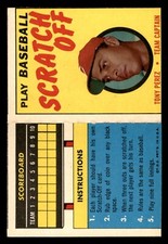1970 Topps Scratch-Offs Baseball #16 Tony Perez VG/EX *d2