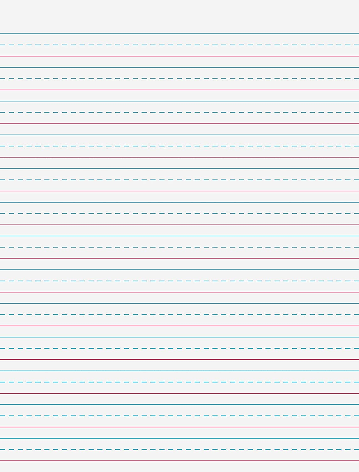 Pacon Handwriting Paper D'Nealian Grades 2&3 / ZanerBloser Grade 2 1/2" x 1... eBay