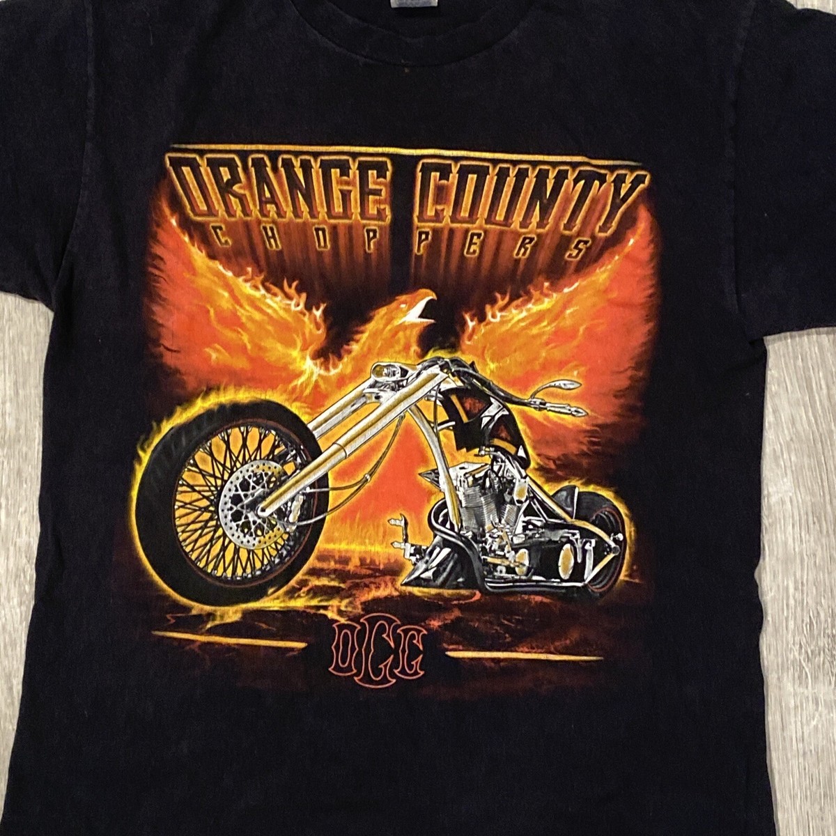VINTAGE Y2K ORANGE COUNTY CHOPPERS OCC T Shirt MENS M MEDIUM