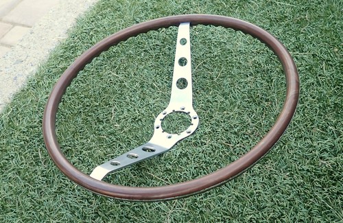GM 2 Spoke Wood Steering Wheel 1964-1966 Chevelle Nova Impala REAL DEAL SURVIVOR - Picture 6 of 23