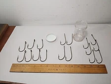 Lot of 17 Vintage "O. Mustad & Son Made in Norway" Shark Fishing Hooks. See desc
