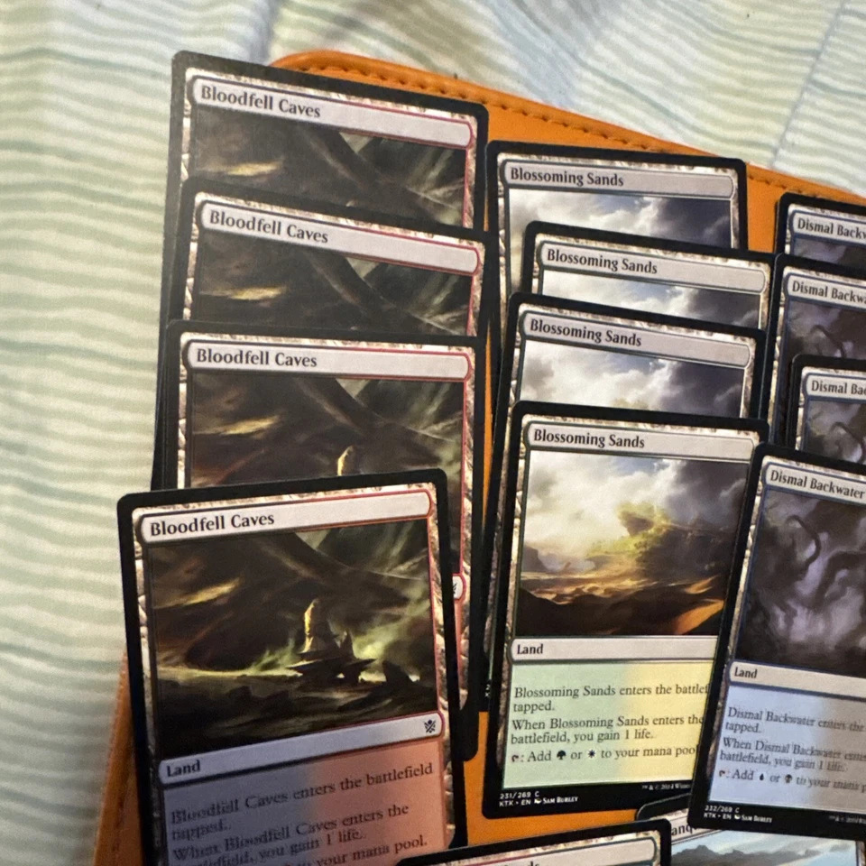 MTG 40x Life Gain Dual Land - Swiftwater Thornwood Jungle Dismal Rugged - Khans - Image 2 of 4