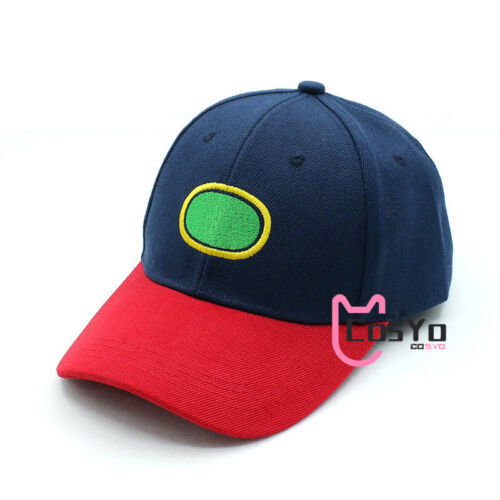 Anime Inuyasha Cosplay Hat Sun Blue with Red Peaked Cap Inuyasha Summer Hat - Picture 3 of 9