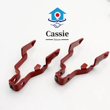 2 Pack Extended Raised Slide Release Lever for Glock Gen 5 fits 17-27 Red 2Pcs